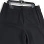 NWT Womens Black Flat Front Slash Pocket Wide Leg Trouser Pants Size 18R image number 4