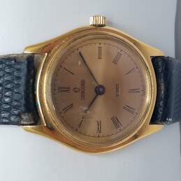 Concord San Remo Collection 17.61.268 18k GP 22mm Vintage Watch W/ COA