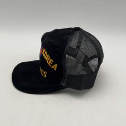 Seoul Korea Mens Black Mesh Adjustable 1988 Olympics Trucker Hat alternative image
