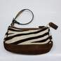 Vintage Coach Zebra Print Calf Hair Handbag image number 1