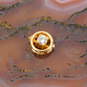 14K Yellow Gold 0.10 CT Diamond Pendant- For Repair 0.9g image number 1