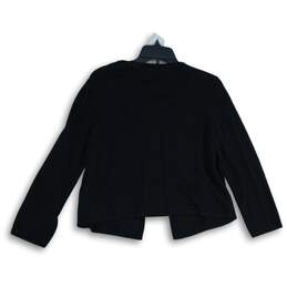 NWT Brooks Brothers Womens Black Beaded Long Sleeve Cropped Jacket Size L alternative image