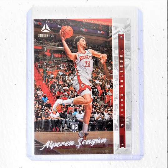 2021-22 Alperen Sengun Panini Chronicles Luminance Rookie Houston Rockets image number 1