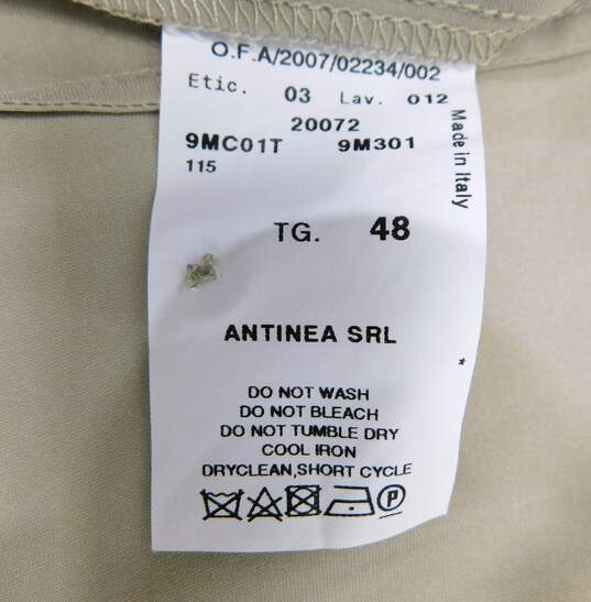 Armani Collezioni Antinea SRL Women's Classic Shiny Latte Color Blouse NWT Size 10 with COA image number 7