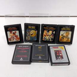 Lot of 7 Assorted Atari Video Games
