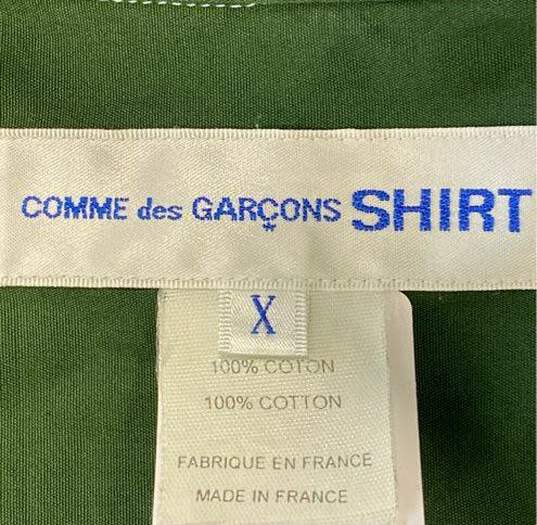 Comme Des Garcons Green Long Sleeve - Size Large image number 3