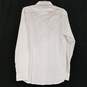 NWT Mens White Long Sleeve Spread Collar Button-Up Shirt Size Large image number 2