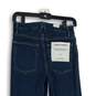 NWT Good American Womens Blue Denim High Rise Straight Leg Jeans Size 4/27 image number 4