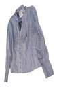 Women's Blue V Neck Long Sleeve Casual Blouse Top Size Large NWT image number 3