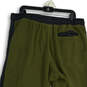 Mens Green Elastic Waist Slash Pocket Drawstring Jogger Pants Size XXL image number 4