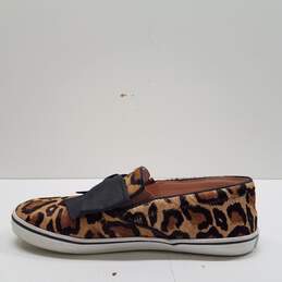 Kate Spade Delise Leopard Print Calf Hair Slip On Sneakers Beige 7 alternative image