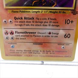 Pokemon TCG Flareon Rare Jungle Card 19/64 alternative image