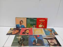 Bundle of 10 Vintage Assorted Country Vinyl Record Albums