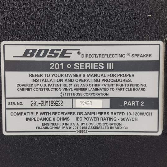Bose 201 Series III Direct/Reflecting Speaker image number 5