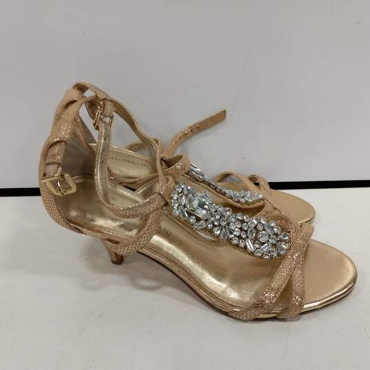 Antonio Melani Women's Gold Tone Heels Size 7 image number 3