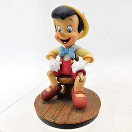 VTG Disney Parks Pinocchio Bobblehead Figurine Jointed Legs 5 Inch