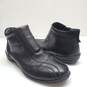 Ecco Women's Black Leather Zipper Ankle Boots Size 40 image number 1