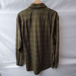 Pendleton Green Button Down Long Wool Trail Shirt Size XL alternative image