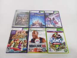 Bundle of 6 Xbox 360 Video Games (2 Kinect Games) alternative image