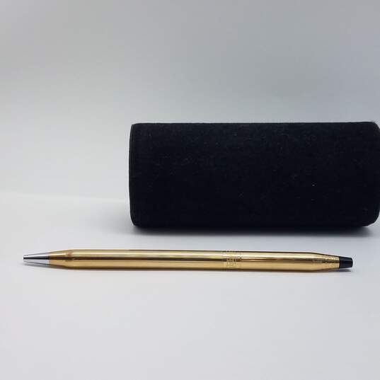 Cross Gold Filled Ball Pint Pen w/Case 17.3g image number 1