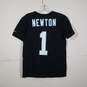 Mens Carolina Panthers Super Bowl 50 Cam Newton Athletic Cut T-Shirt Size Small image number 2