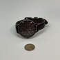 Designer Fossil BQ-3151 Polka Dot Black Dial Leather Band Analog Wristwatch image number 2