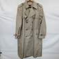 Christian Dior Monsieur Tan Trench Coat Size 44R AUTHENTICATED image number 1