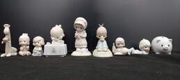 Bundle of 9 Assorted Precious Moments Figurines