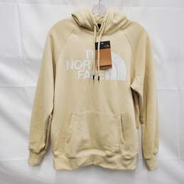 NWT The North Face MN's Standard Cotton Blend Beige Hoodie Size SM