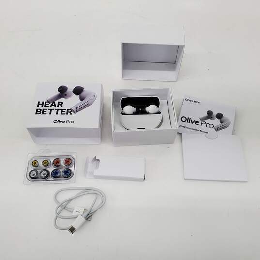 Hear Better Olive Pro Model OSE300 In-Ear Wireless Earbuds - Parts/Repair Untested image number 1