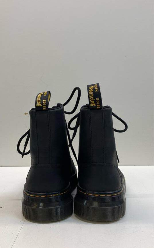 Dr Martens Wyoming Combs Leather Combat Boots Black 7 image number 4