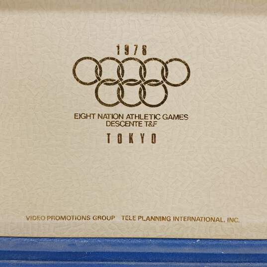 1978 Eight Nation Athletic Games Descente T&F Tokyo Bundle of 8 Spoons with Blue Collector Case image number 8
