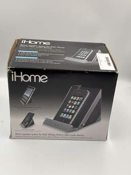 iHome Black Speaker Stereo System For iPad iPhone & iPad E-0527702-G