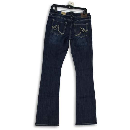 NWT Maurices Womens Blue Denim 5 Pocket Design Bootcut Leg Jeans Size 5/6 image number 2