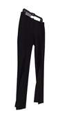 Womens Black Flat Front Straight Leg Slacks Dress Pants Size 6 image number 3