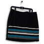 Womens Multicolor Striped Side-Zip Short Mini Skirt Size 12 image number 1