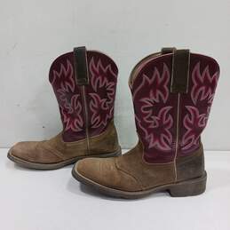 Ariat Women's Purple Cowboy Boots Size 7 alternative image