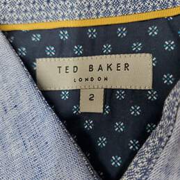 Ted Baker Blue Short Sleeve Button Up Shirt Women's 2 alternative image