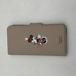 Womens Tan Leather Disney Minnie Mouse iPhone XS Max Folio Case