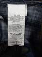 Carhartt Dungaree Flannel Lined Jeans Men's Size 33x36 image number 3