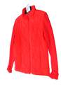 Coldwater Creek Womens Red Long Sleeve Collared Full Zip Jacket Size Small image number 3