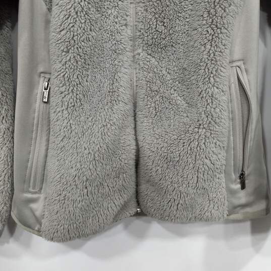 Columbia Women's Gray Teddy Bear Fleece Jacket Size M image number 4