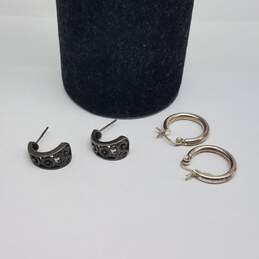 Sterling Silver asst. Gemstone Earring Bundle 4pcs 15.6g alternative image