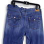 Womens Blue 526 Slender Denim Medium Wash Stretch Bootcut Jeans Size 12 image number 4