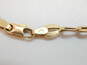 14K Yellow Gold Oval Chain Link Bracelet FOR REPAIR 3.2g image number 4