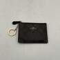 Coach Womens Brown Leather Various Credit Card Slot Zipper Coin Purse Wallet image number 1