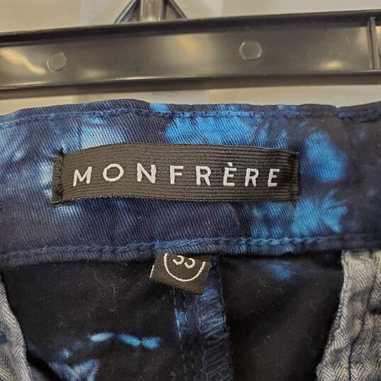 Monfrere Men's Blue Tie Dye Chino Shorts SZ 33 NWT image number 5