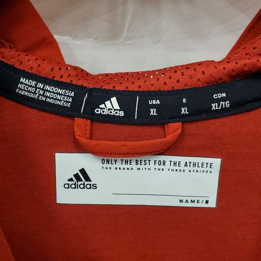 Adidas Men Red Jacket XL image number 3