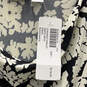 NWT Womens Black White 3/4 Sleeve Drape Neck Pullover Shift Dress Size 1 image number 4