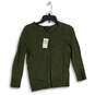 NWT Womens Olive Long Sleeve Cardigan Sweater Size Small image number 1
